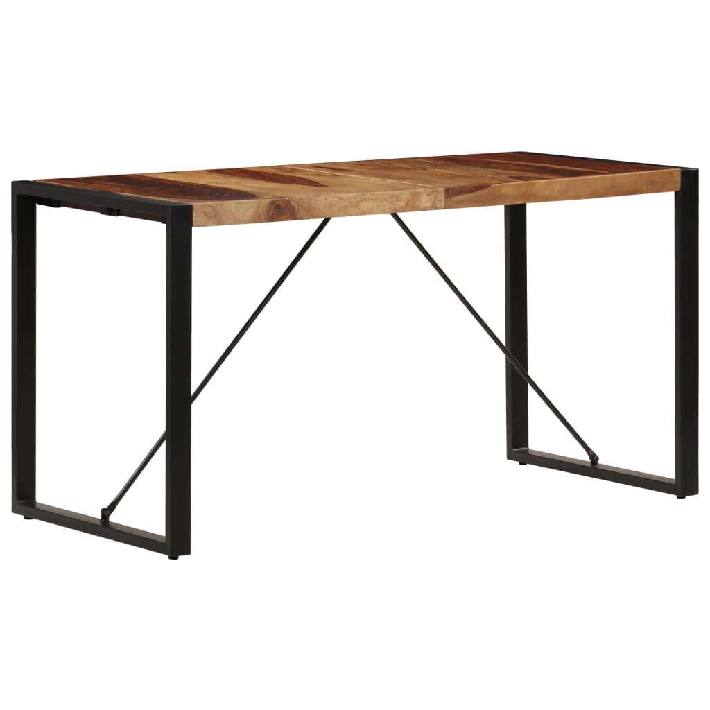 Eettafel 140x70x75 cm massief acaciahout