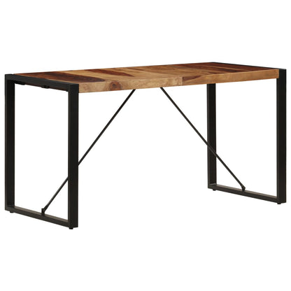 Eettafel 140x70x75 cm massief acaciahout