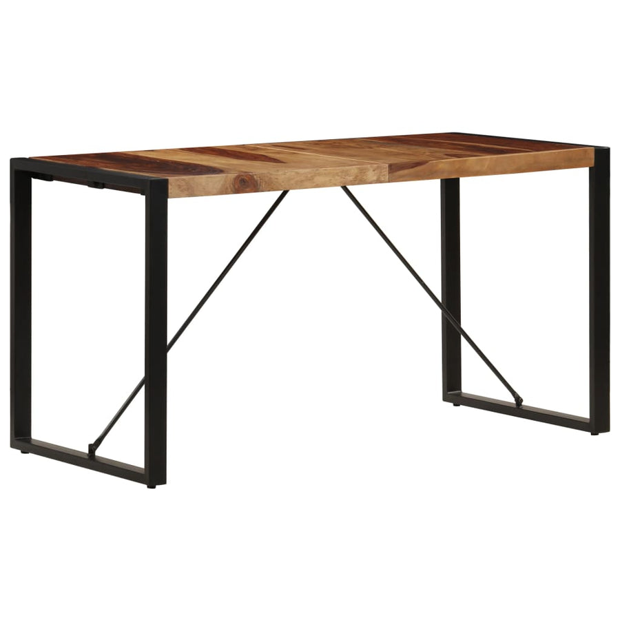 Eettafel 140x70x75 cm massief acaciahout