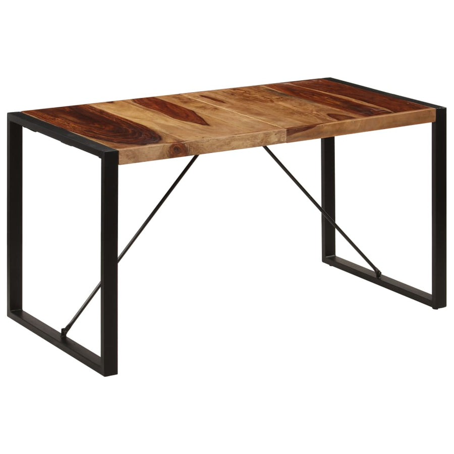 Eettafel 140x70x75 cm massief acaciahout