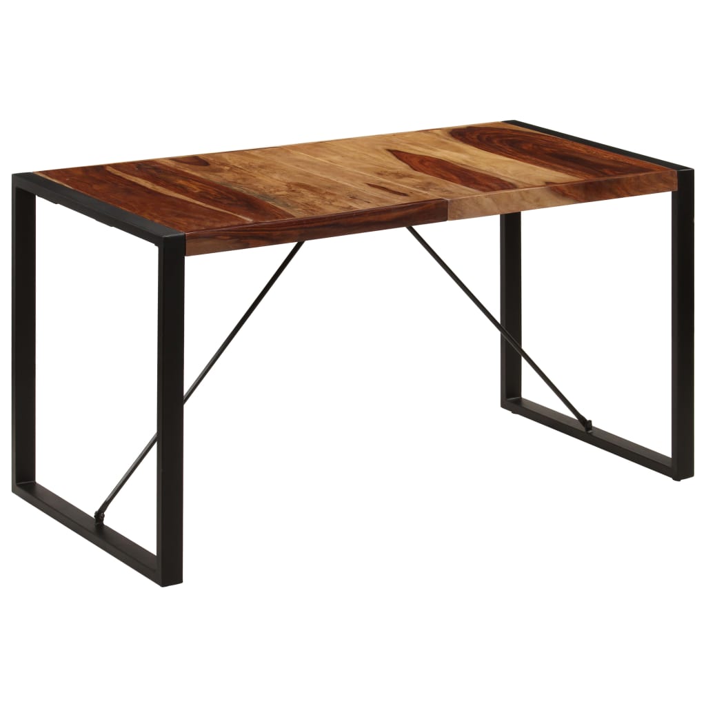 Eettafel 140x70x75 cm massief acaciahout