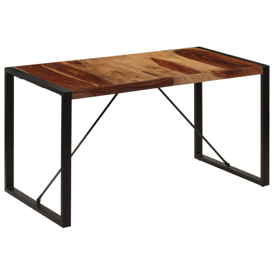 Eettafel 140x70x75 cm massief acaciahout