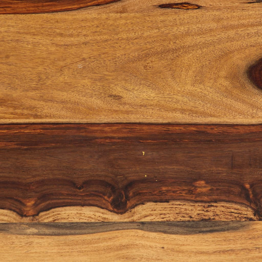 Salontafel 120X60X40 Cm Massief Acaciahout Zwart