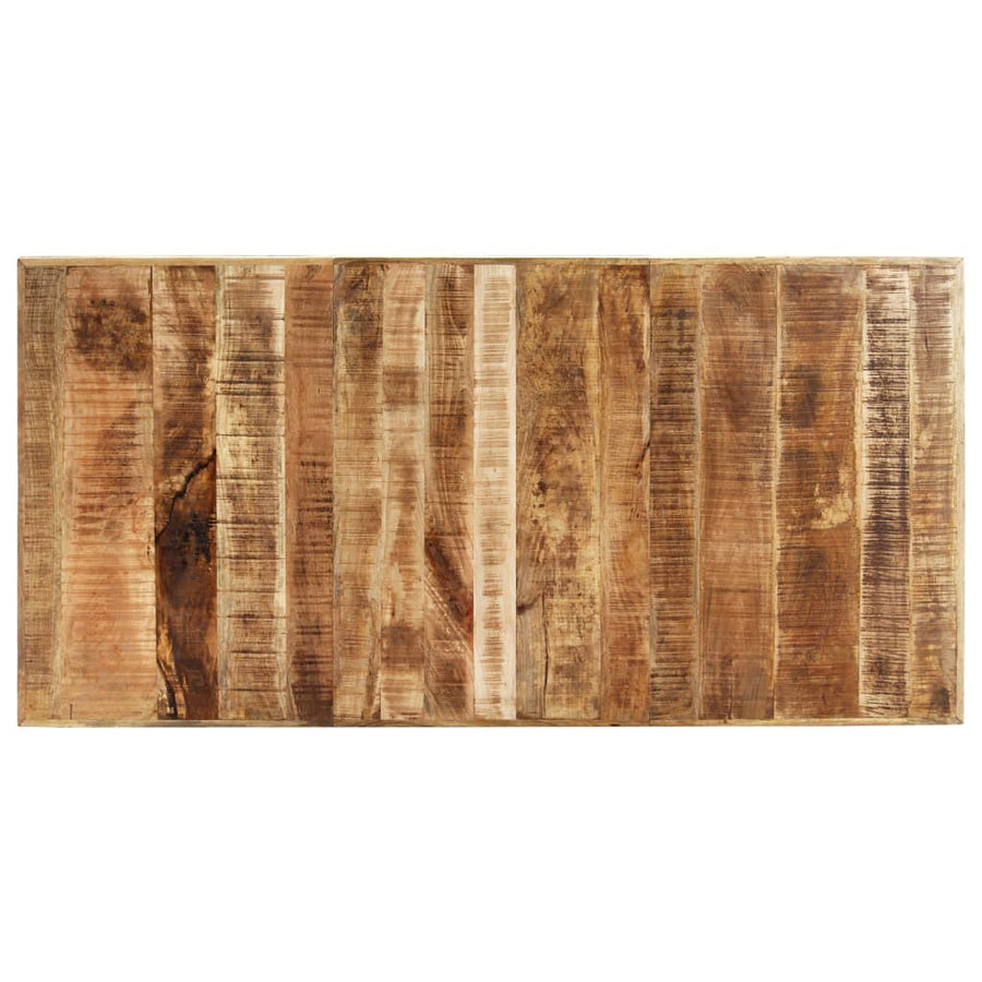 Eettafel 200X100X75 Cm Massief Mangohout 200 x 100 x 75 cm Lichtbruin