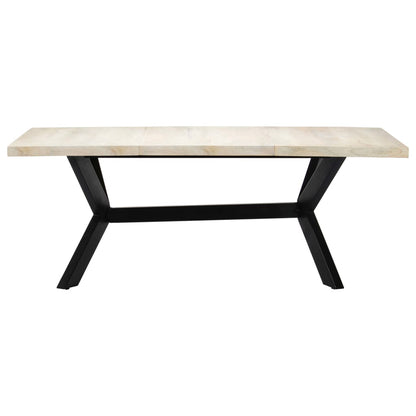 Eettafel Massief Mangohout 200 x 100 x 75 cm