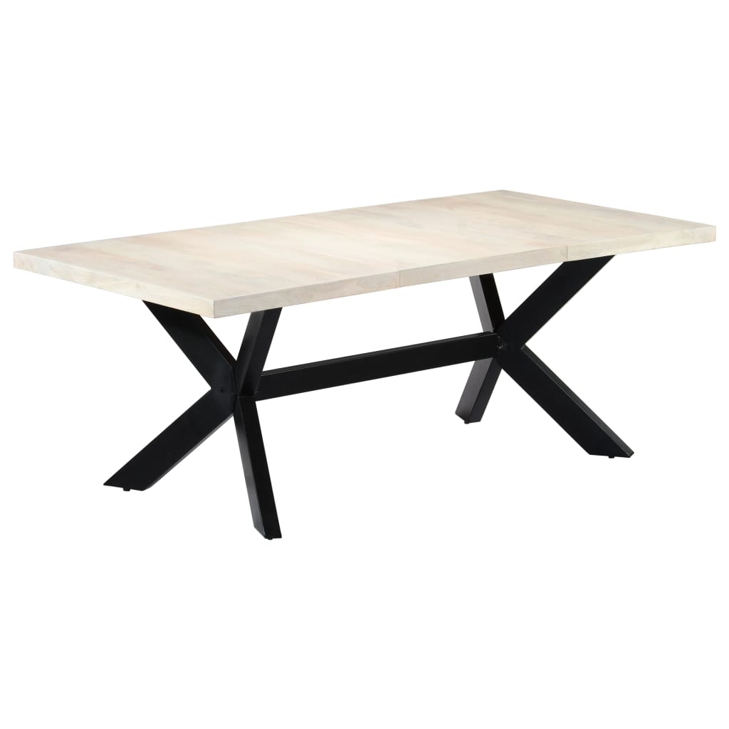 Eettafel Massief Mangohout 200 x 100 x 75 cm