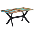 Eettafel 160x80x75 cm gerecycled hout