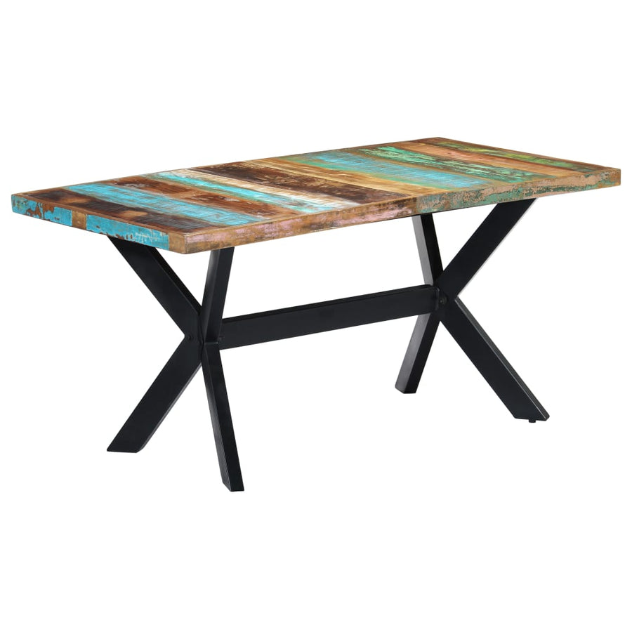 Eettafel Massief Gerecycled Hout 160 x 80 x 75 cm