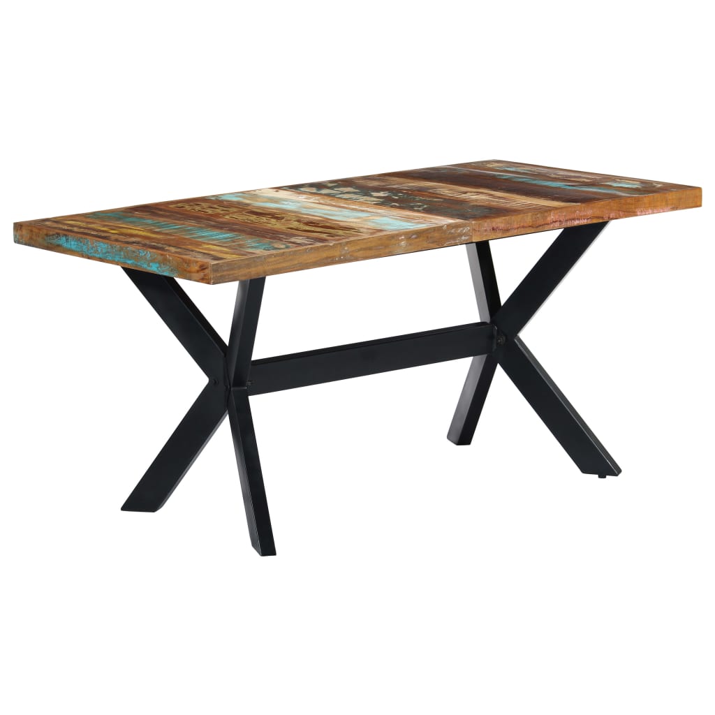 Eettafel Massief Gerecycled Hout 160 x 80 x 75 cm