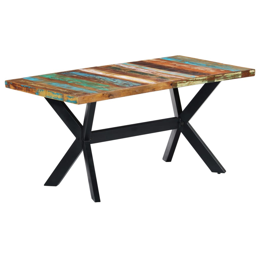 Eettafel Massief Gerecycled Hout 160 x 80 x 75 cm
