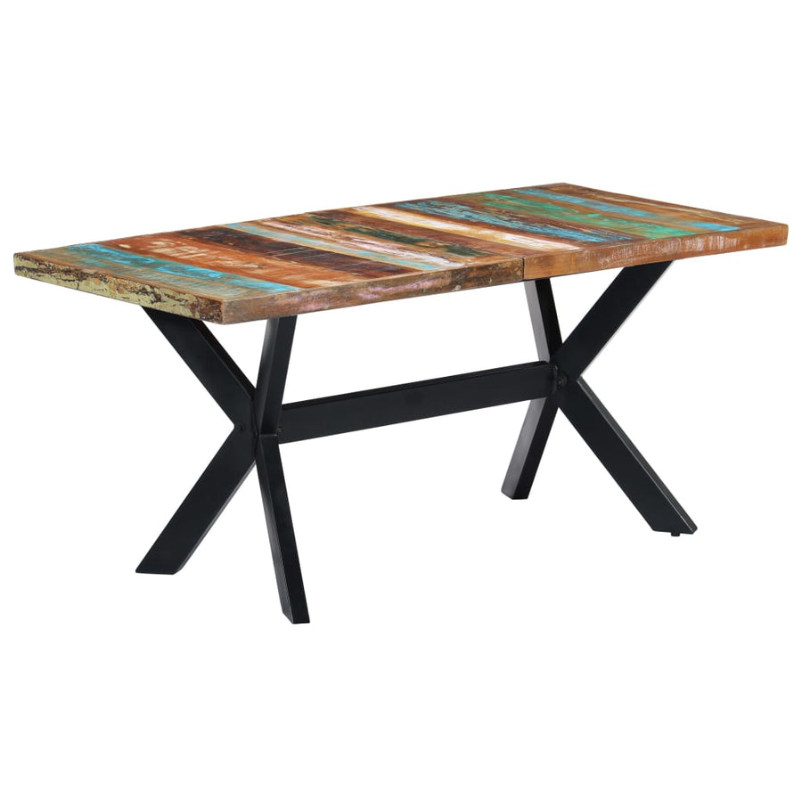 Eettafel Massief Gerecycled Hout 160 x 80 x 75 cm