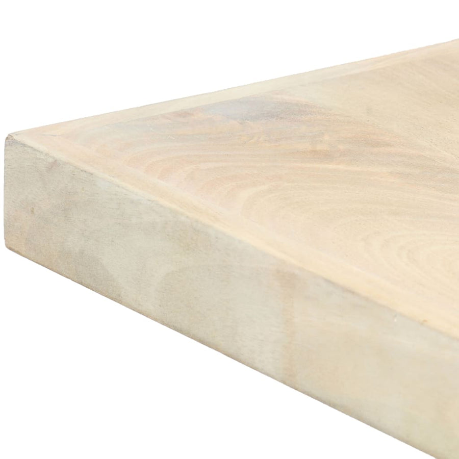 Eettafel 140x70x75 cm massief gebleekt mangohout