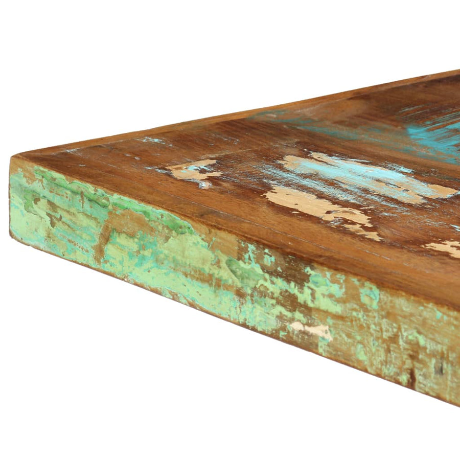 Eettafel 140x70x75 cm massief gerecycled hout 140 x 70 x 75 cm Multikleur