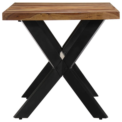 Eettafel Massief Sheeshamhout 140 x 70 x 75 cm Bruin