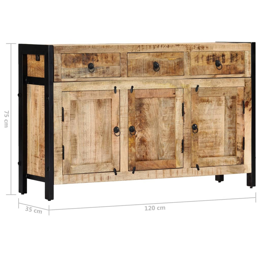 Dressoir 20X35X76 Cm 1 massief mangohout