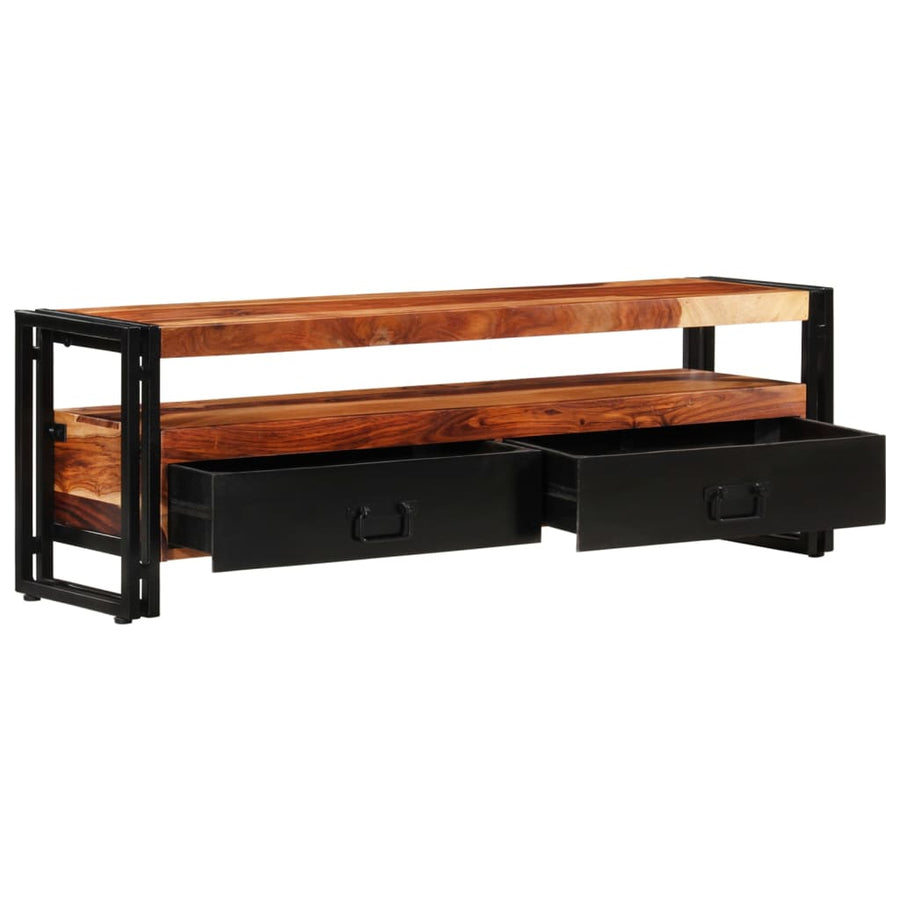 Tv-meubel 120x30x40 cm massief acaciahout