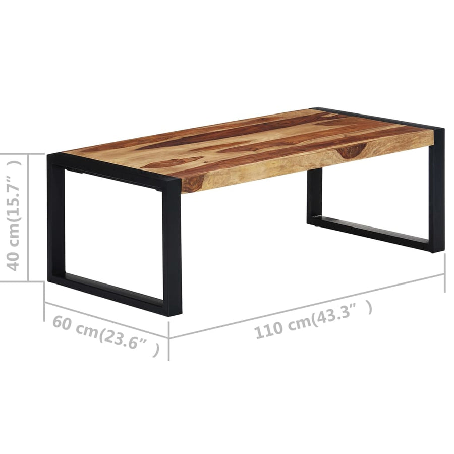 Salontafel 110X60X40 Cm Massief Acaciahout