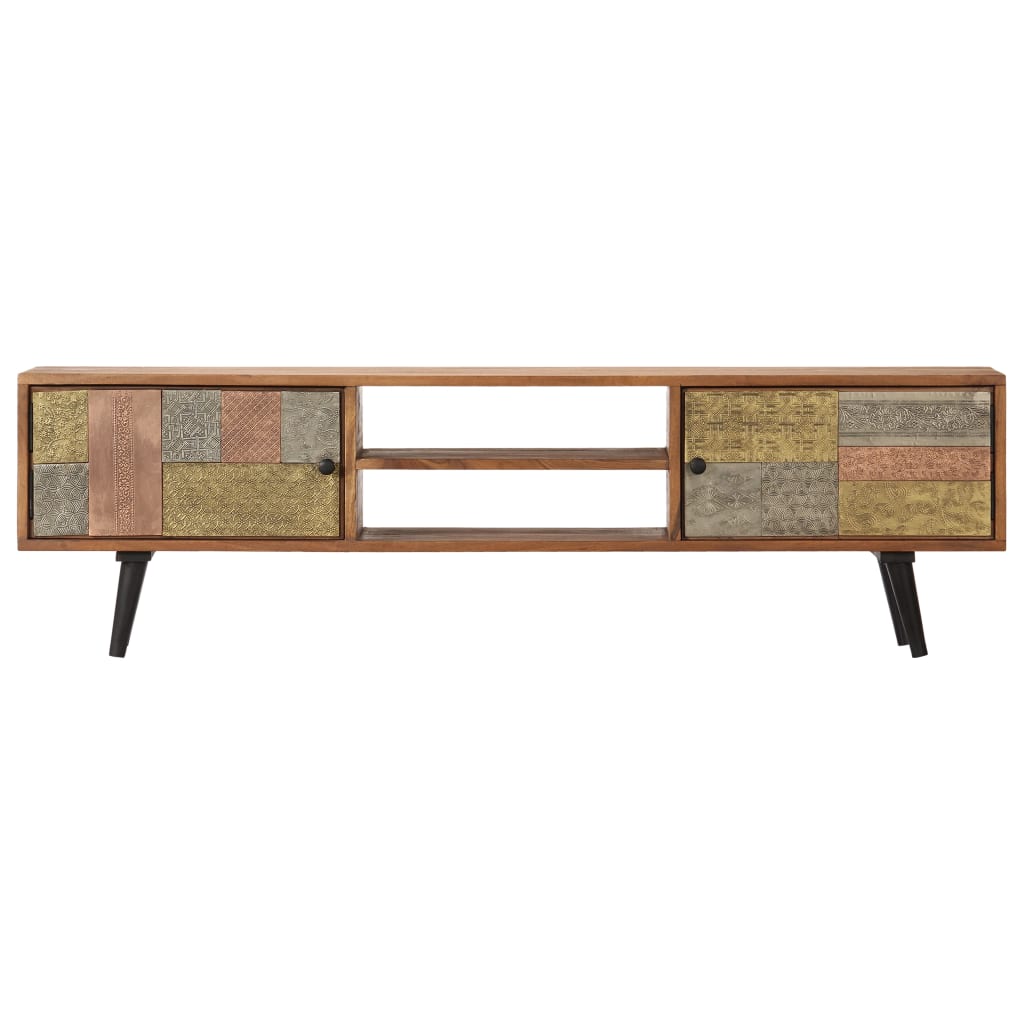 Tv-meubel 140x30x40 cm massief acaciahout
