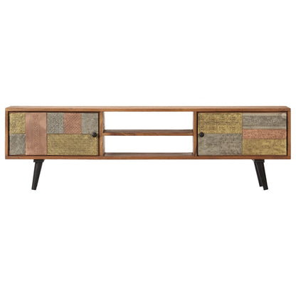 Tv-meubel 140x30x40 cm massief acaciahout