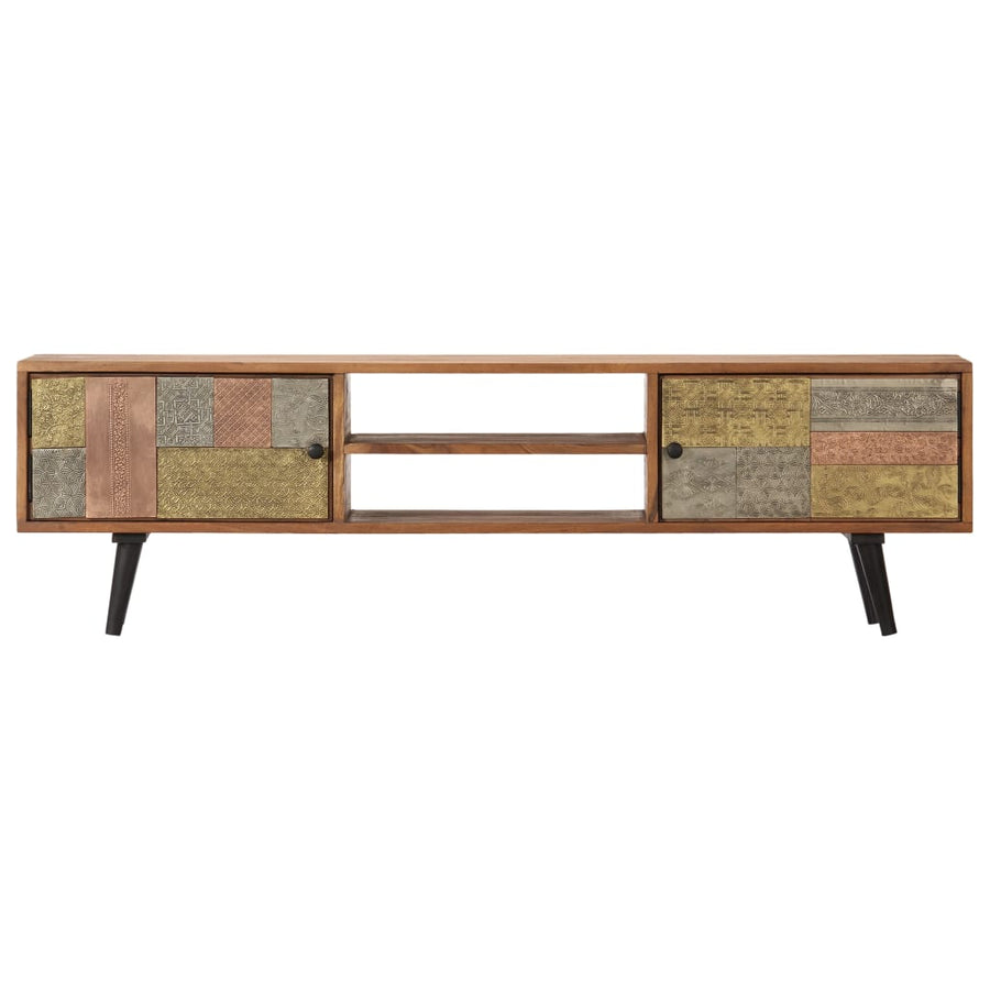 Tv-meubel 140x30x40 cm massief acaciahout