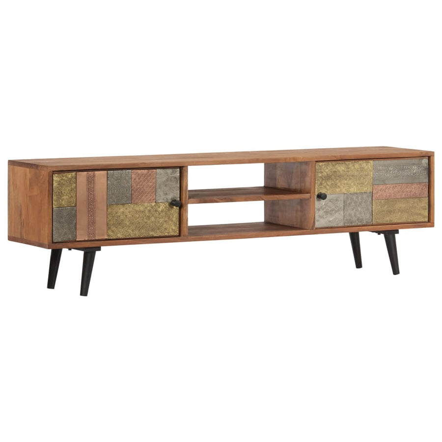 Tv-meubel 140x30x40 cm massief acaciahout