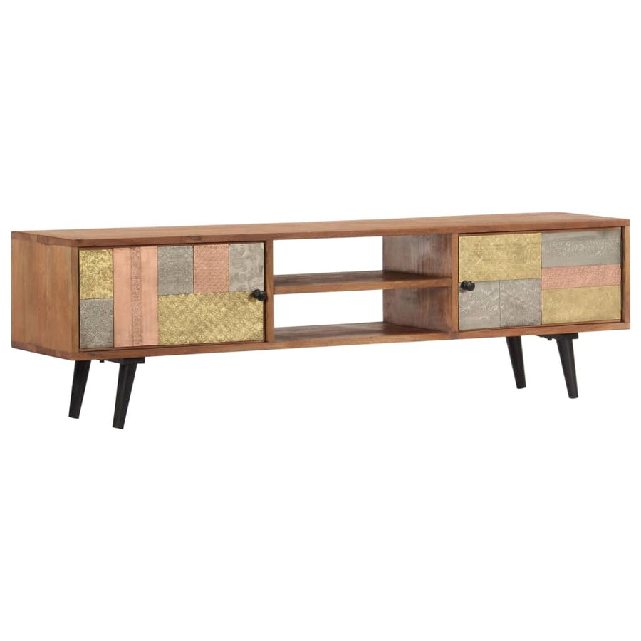 Tv-meubel 140x30x40 cm massief acaciahout