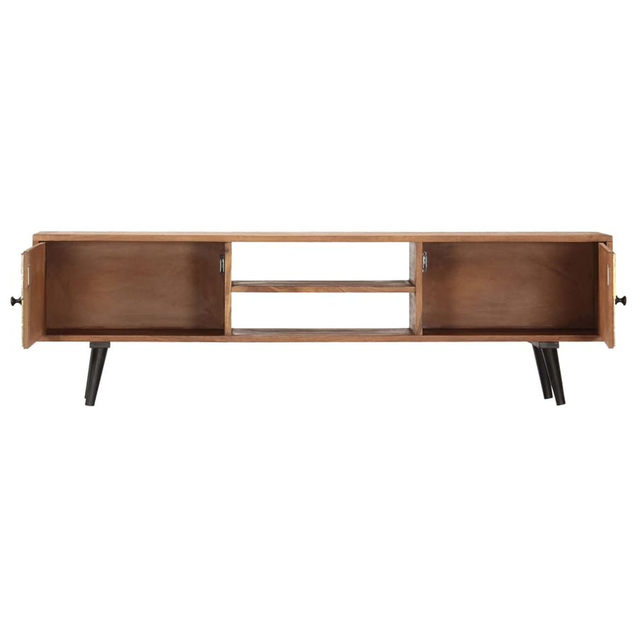 Tv-meubel 140x30x40 cm massief acaciahout