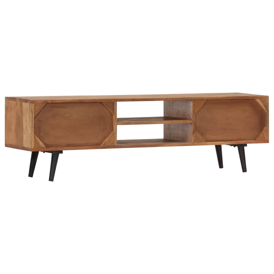 Tv-meubel 140x30x40 cm massief acaciahout