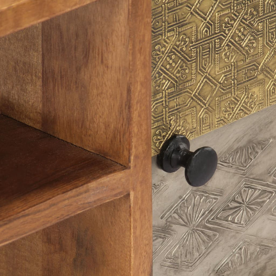 Tv-meubel 140x30x40 cm massief acaciahout