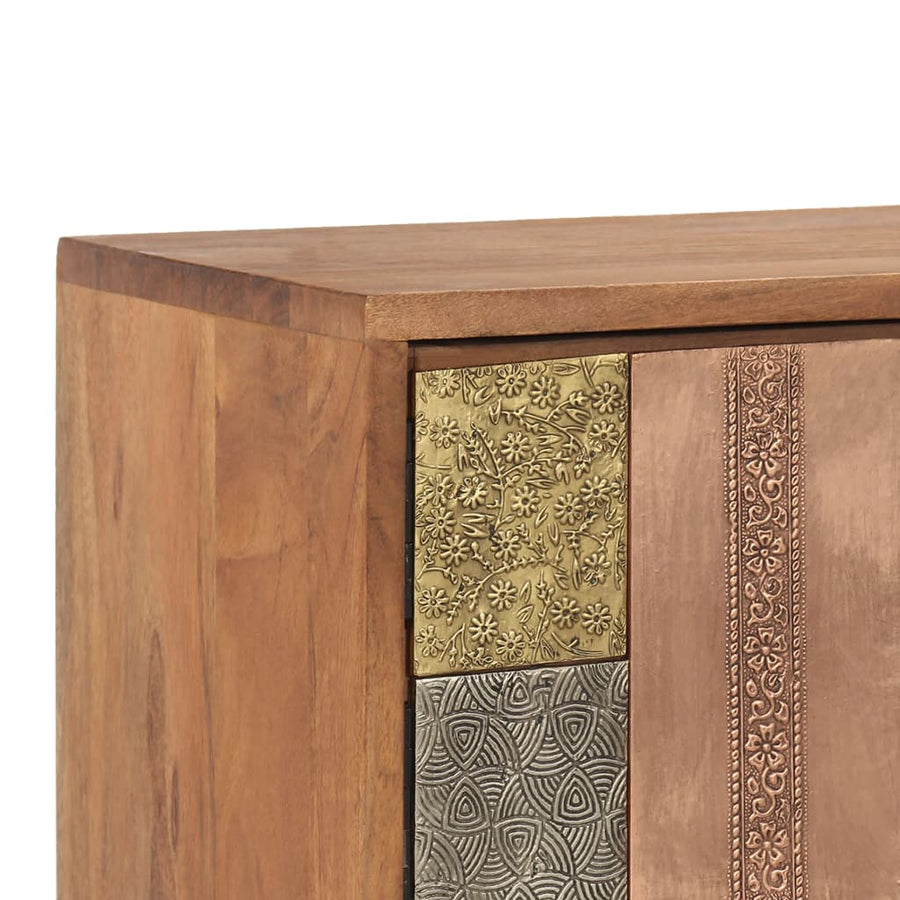 Tv-meubel 140x30x40 cm massief acaciahout