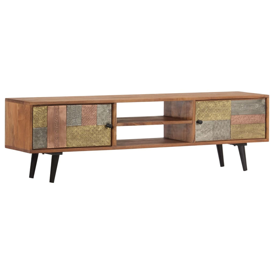 Tv-meubel 140x30x40 cm massief acaciahout