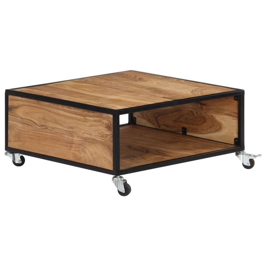Salontafel 70X70X32 Cm Massief Acaciahout