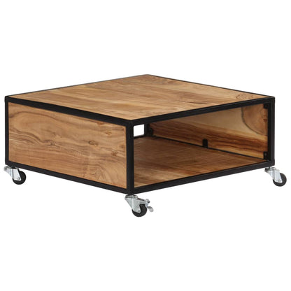 Salontafel 70X70X32 Cm Massief Acaciahout