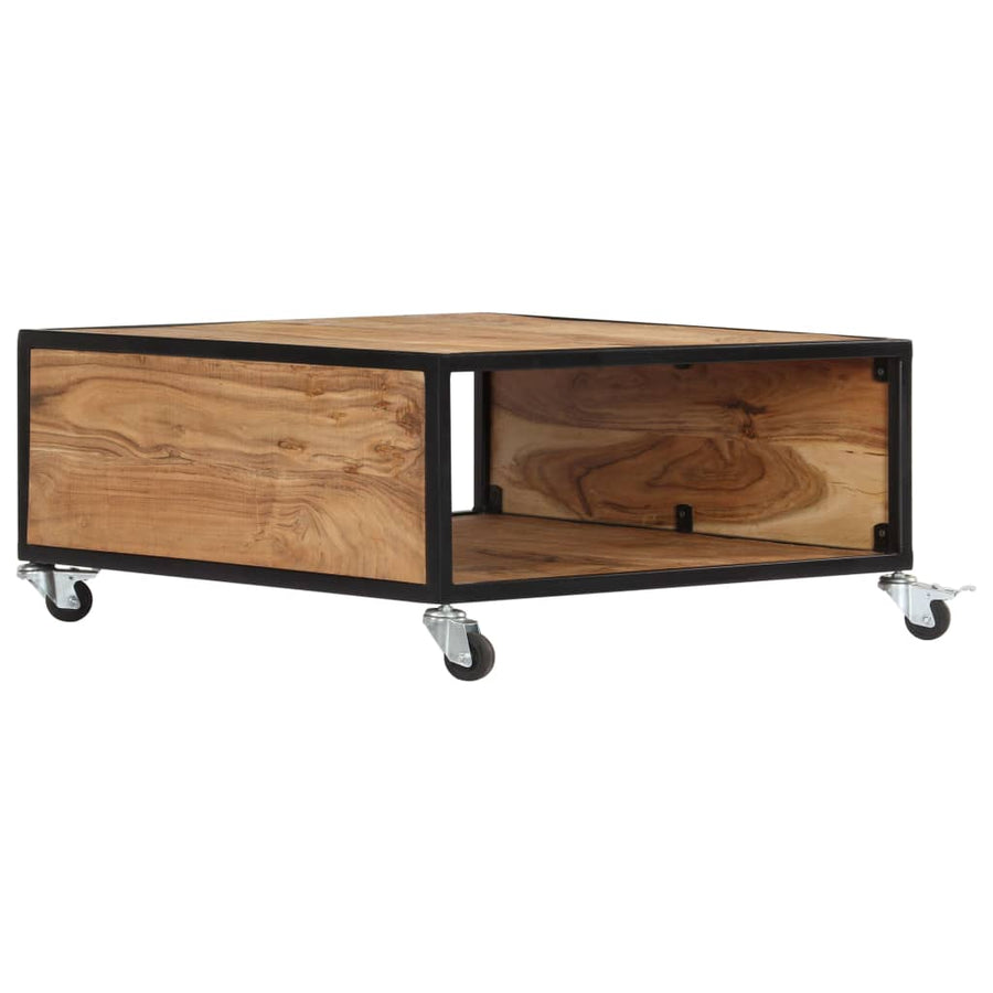 Salontafel 70X70X32 Cm Massief Acaciahout