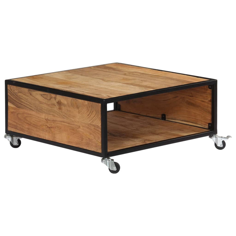 Salontafel 70X70X32 Cm Massief Acaciahout