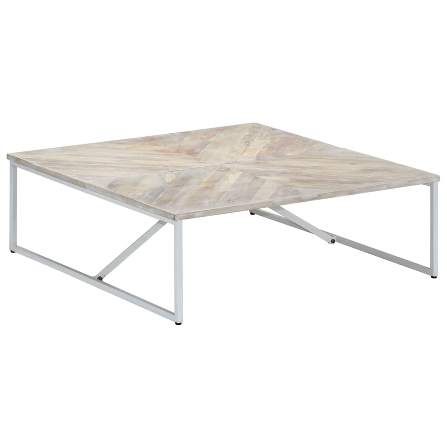 Salontafel 110x110x36 cm massief mangohout