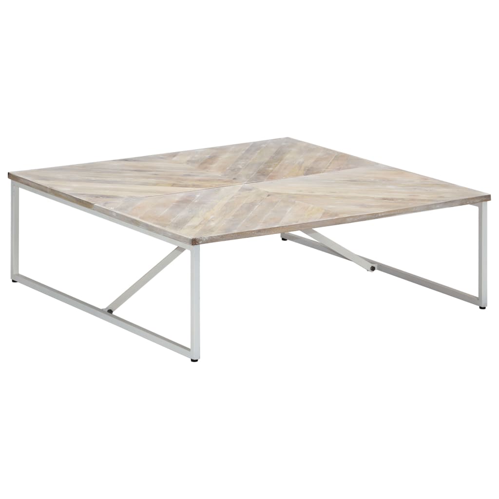 Salontafel 110x110x36 cm massief mangohout