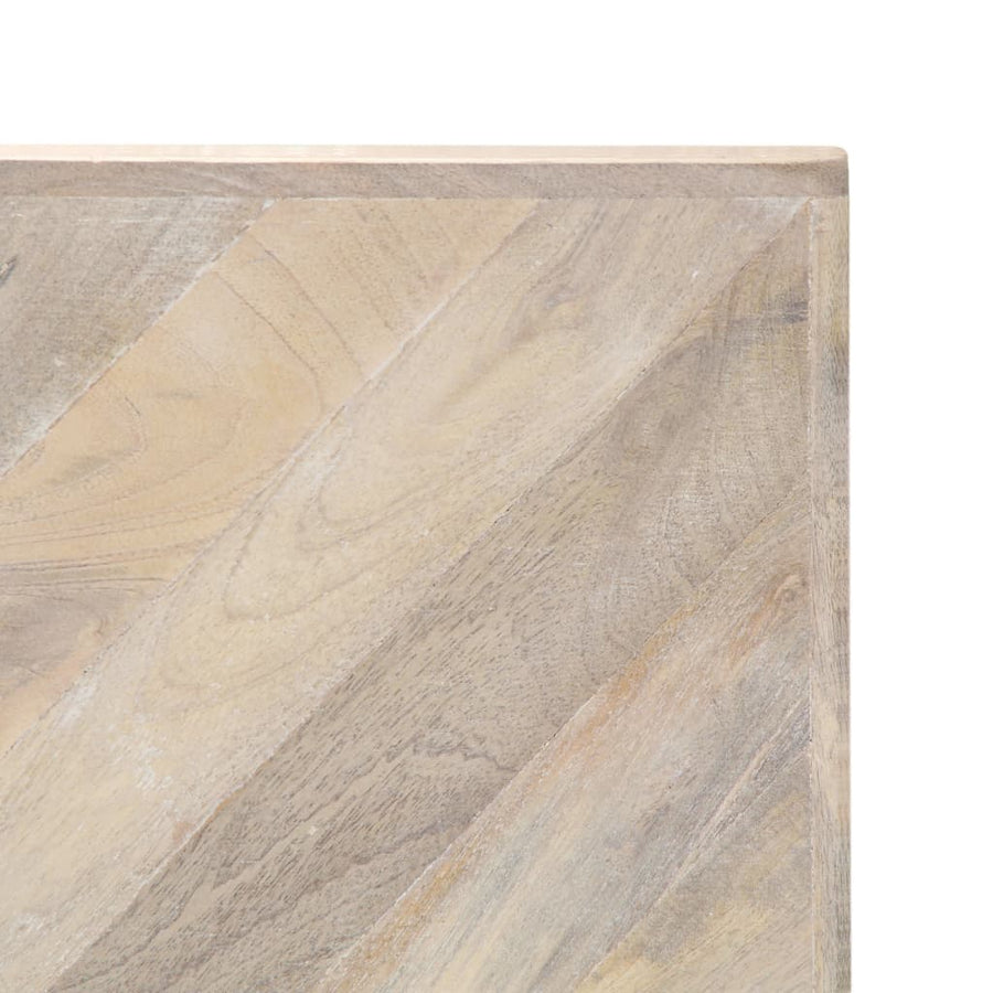 Salontafel 110x110x36 cm massief mangohout