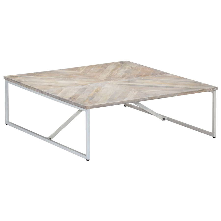 Salontafel 110x110x36 cm massief mangohout