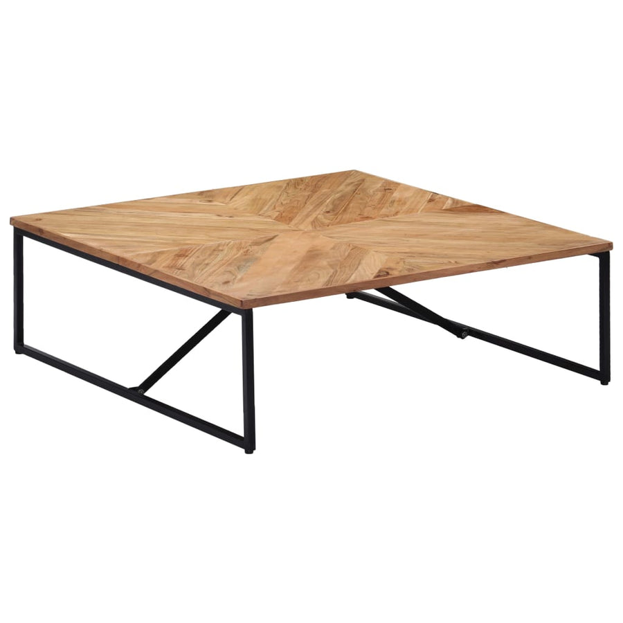 Salontafel 110X110X36 Cm Massief Acaciahout Bruin