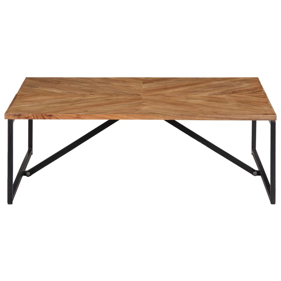 Salontafel 110X110X36 Cm Massief Acaciahout Bruin