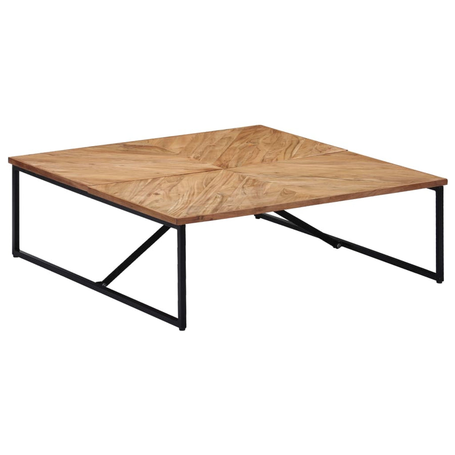 Salontafel 110X110X36 Cm Massief Acaciahout Bruin