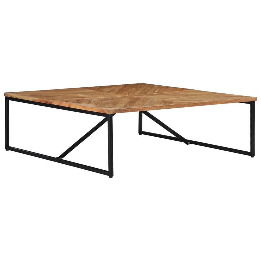 Salontafel 110X110X36 Cm Massief Acaciahout Bruin