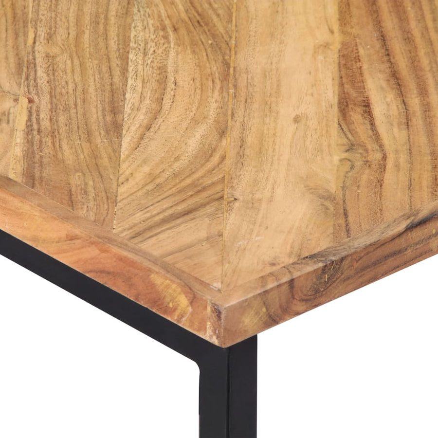 Salontafel 110X110X36 Cm Massief Acaciahout Bruin