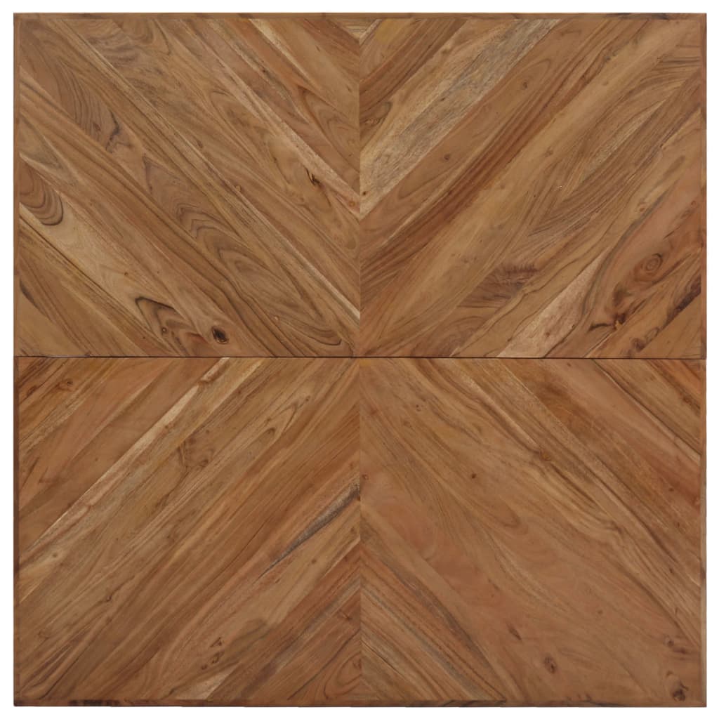 Salontafel 110X110X36 Cm Massief Acaciahout Bruin