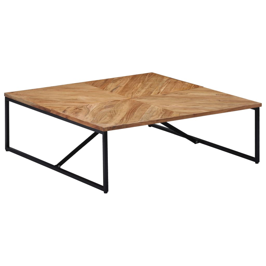 Salontafel 110X110X36 Cm Massief Acaciahout Bruin