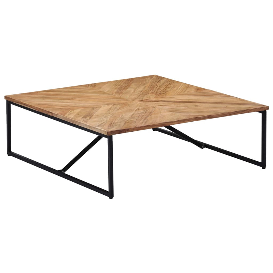 Salontafel 110X110X36 Cm Massief Acaciahout Bruin