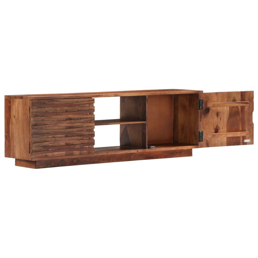 Tv-meubel 120x30x40 cm massief acaciahout