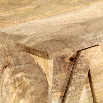 Alfabetkast met 6 lades 120x35x79 cm massief mangohout