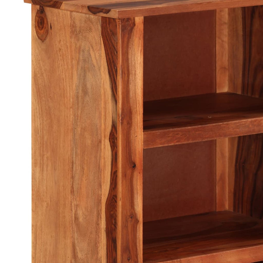 Boekenkast 50X30X100 Cm Massief Sheeshamhout